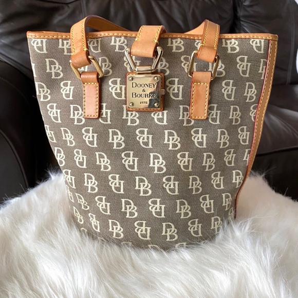 Dooney & Bourke Handbags - Dooney & Bourke Signature Logo Bucket Bag
